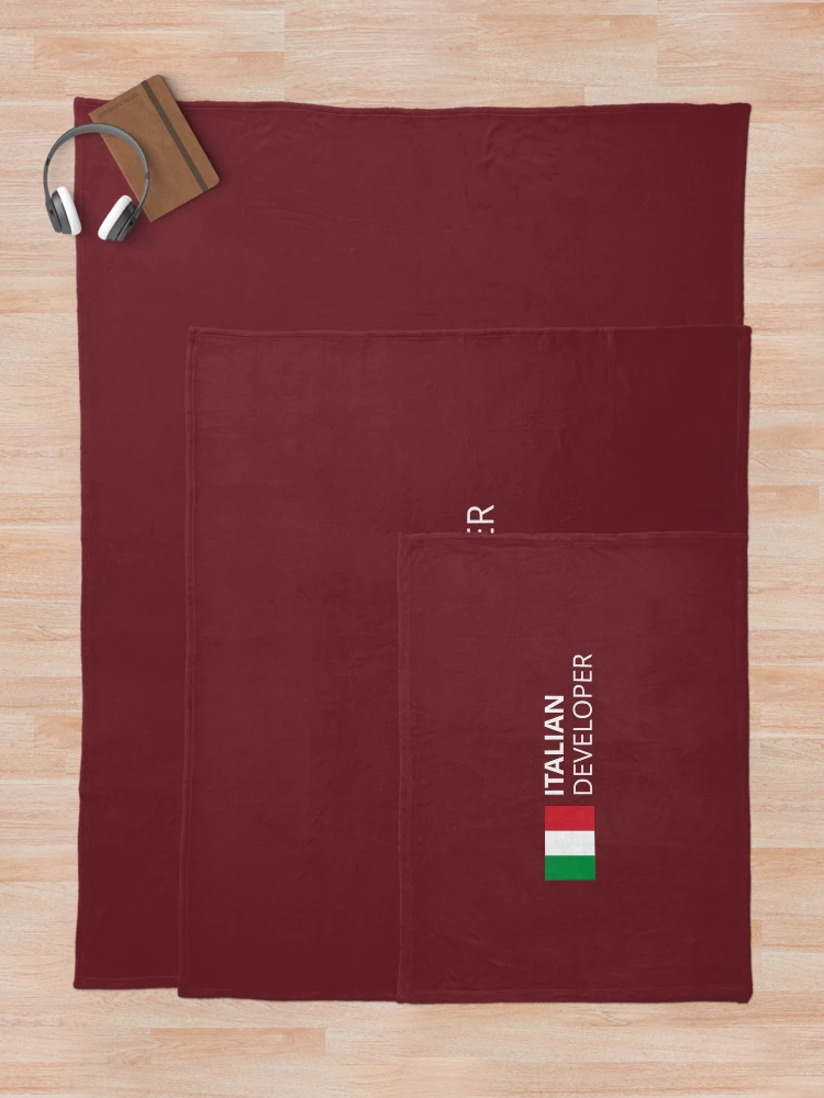 Thumbnail 5 of 6, Throw Blanket, Italian Developer designed and sold by Code Wear.