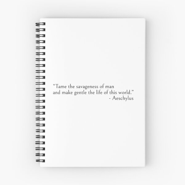 Item preview, Tame the savageness of man - Aeschylus quotes designed and sold by ds-4.