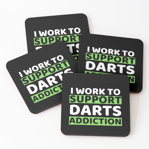 Item preview, I Work To Support Darts Addiction designed and sold by bifkee19.