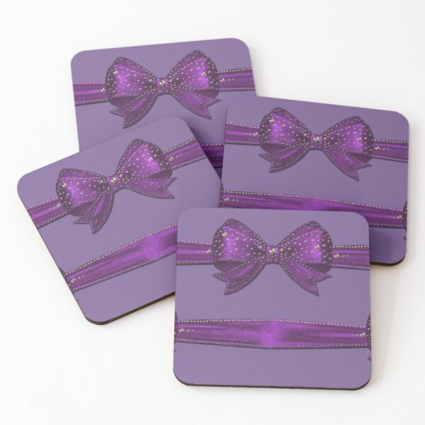 Item preview, Purple Xmas Christmas Bows designed and sold by GlamourChick.