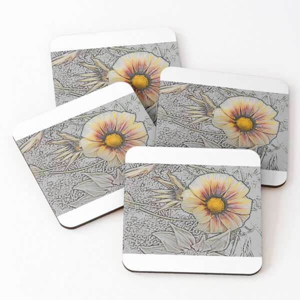 Item preview, Abstract Daisies Flower designed and sold by Dreamscape Eclectic .