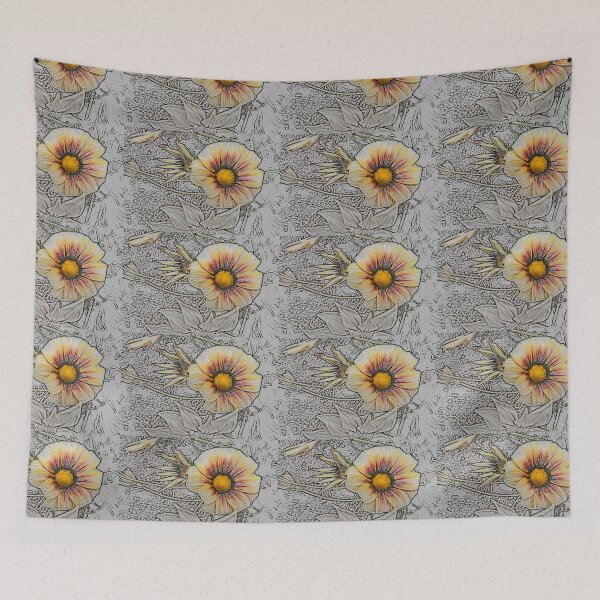Item preview, Abstract Daisies Flower designed and sold by Dreamscape Eclectic .