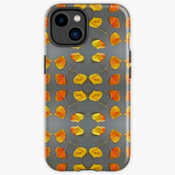 Autumn Leaves Circle iPhone Tough Case