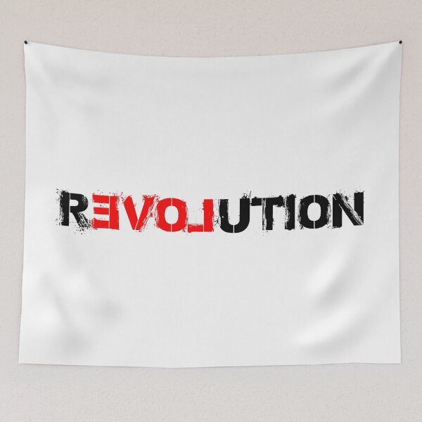 Item preview, Demonstration, protest symbol Raise your arm with your fist raised. Icon raised fist, arm with fist sign for revolution with text revolution and the word love. Strajk Kobiet designed and sold by Marcin Adrian.