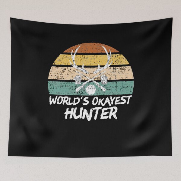 Item preview, Worlds Okayest Hunter Funny Hunting Enthusiast Mom Dad Xmas designed and sold by Akmloza.