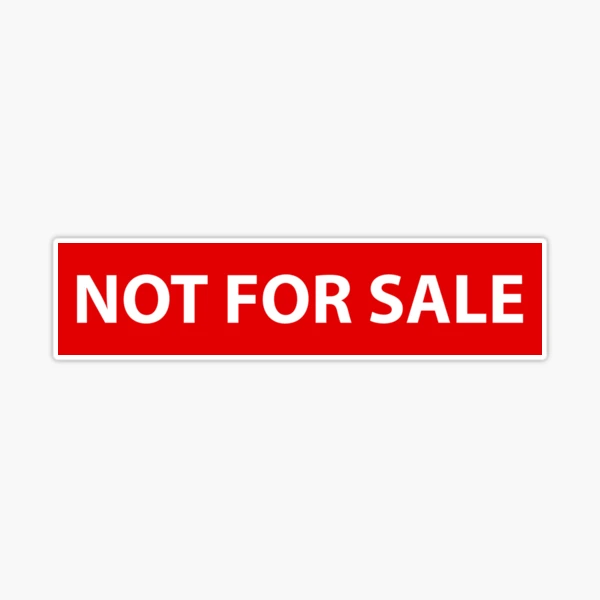 Not for sale ? Not for sale Stock Vector Image & Art - Alamy main image 4
