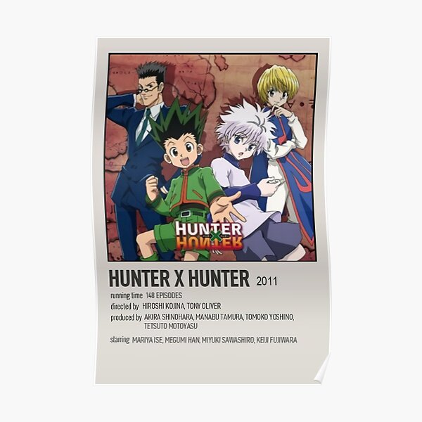 Original Hunter Manga Collage Poster