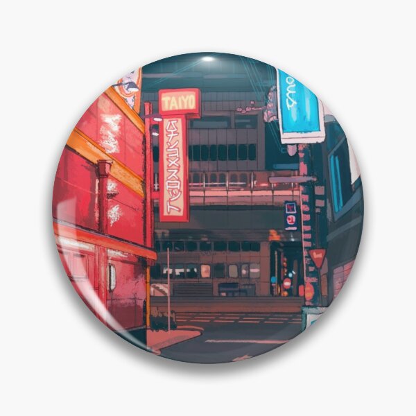 Item preview, Japanese City Illustration designed and sold by ShallotsDraws.