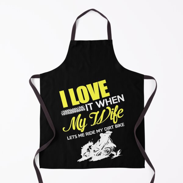 Item preview, My wife lets me ride my dirt bike - Awesome dirt bike lover Gift designed and sold by Teenation9.