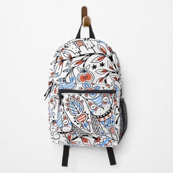 Item preview, Preppy Trippy Flowers Trendy Owls Hipster Botanical Folk Art designed and sold by IamTrending.