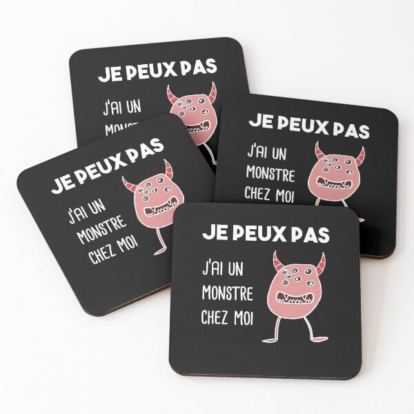 Aperçu de l'œuvre je peux pas monstre créée et vendue par Catcrea.