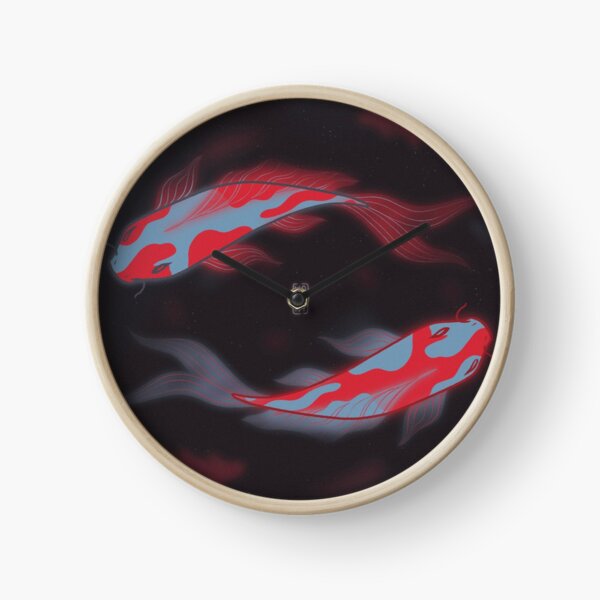Carpe koï Horloge