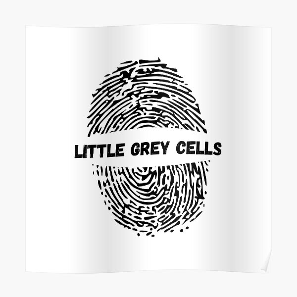 Hercule Poirot. Petites cellules grises Poster