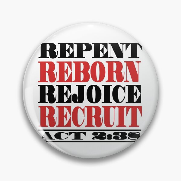 Item preview, Repent, Reborn, Rejoy, Recruit designed and sold by Yashra  Clothing.