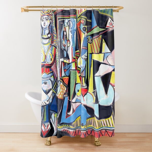 Pablo Picasso - Les Femmes d'Alger (Women of Algiers) 1955 Artwork Shower Curtain