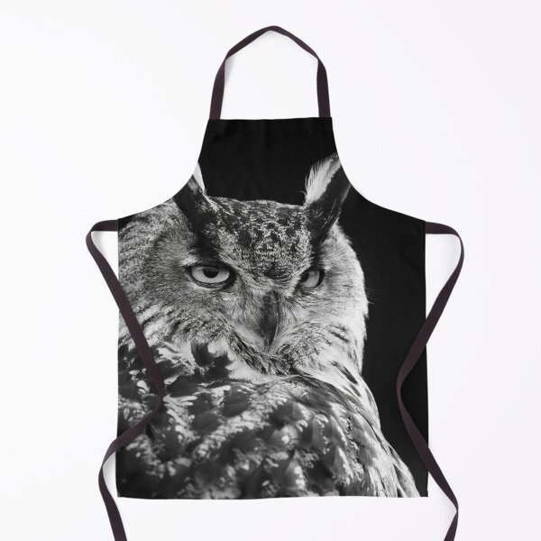 Item preview, Eurasian Eagle Owl Monochrome designed and sold by Ryan Ten.