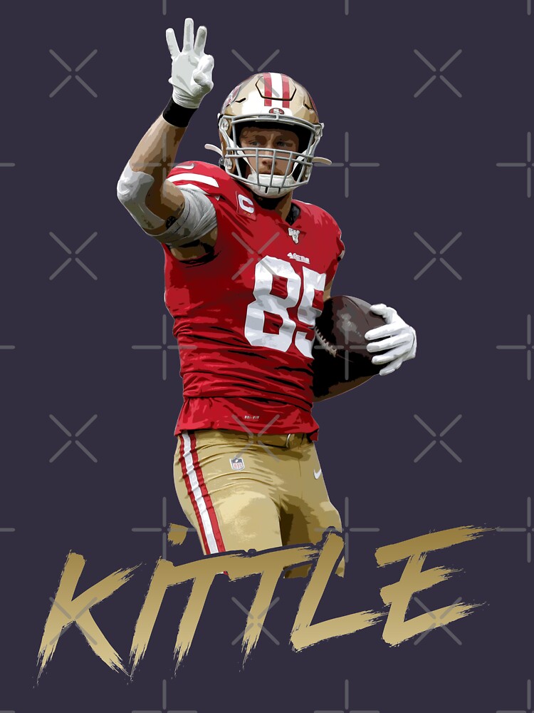 George Kittle #85 San Francisco Football Cotton Shirt Jersey