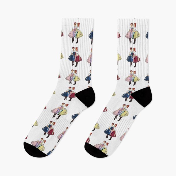 Item preview, Girls of Velke Pavlovice / Holky z Velke Pavlovic on white, Czech folklore, Moravian folklore, designed and sold by Naty Design Prague.