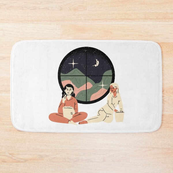 Item preview, Childhood Friends Night In Cute Drawing designed and sold by A. P..
