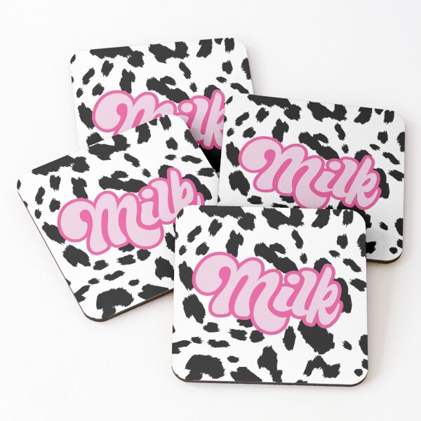 Item preview, Milk Slogan Cow Print designed and sold by RLYRetro.