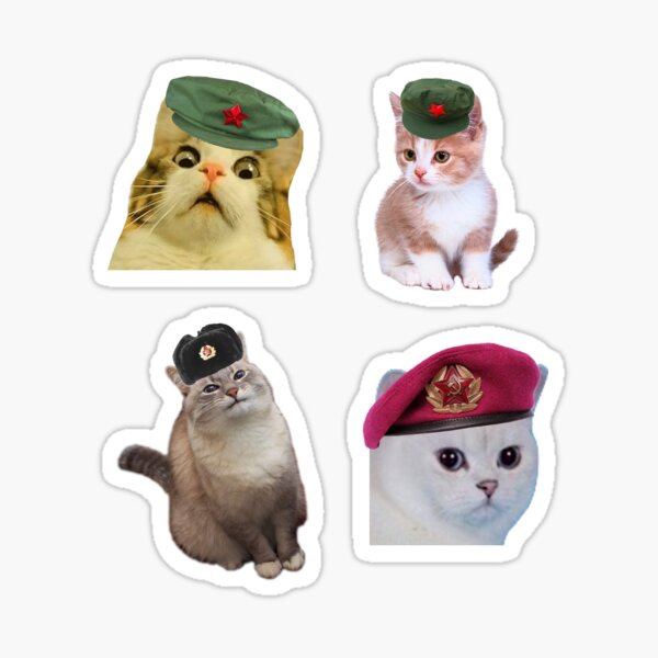 communist kitties pack Sticker