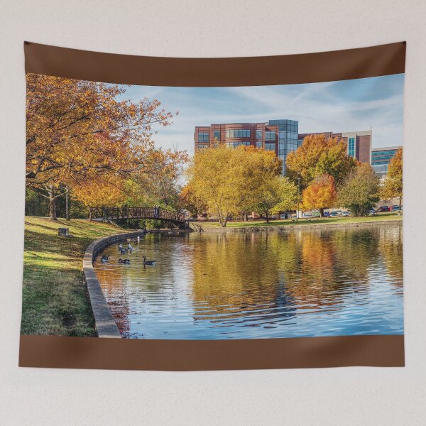 Item preview, Autumn At Schaible Lake Park designed and sold by mljdwhite.
