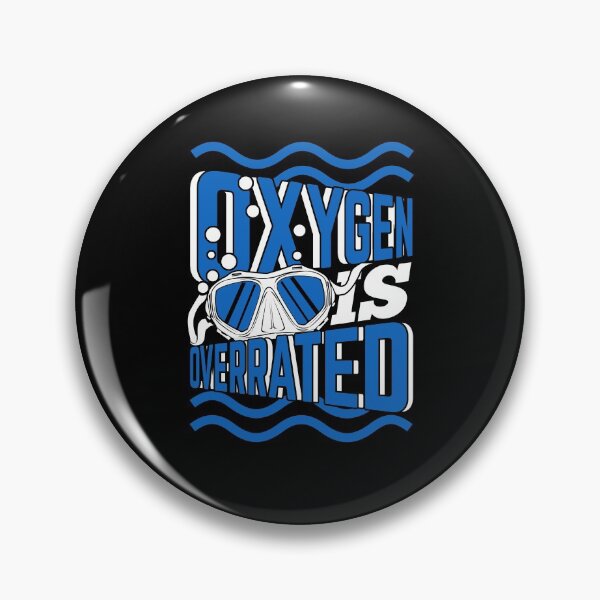 Item preview, Oxygen Is Overrated Funny Swimming Swimmer Gift designed and sold by Marcid95.