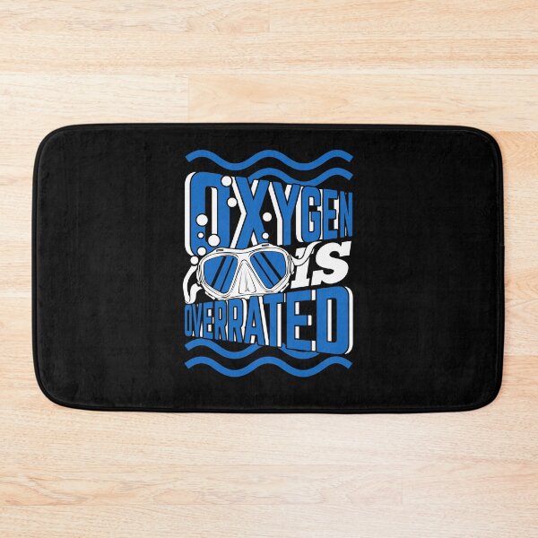 Item preview, Oxygen Is Overrated Funny Swimming Swimmer Gift designed and sold by Marcid95.