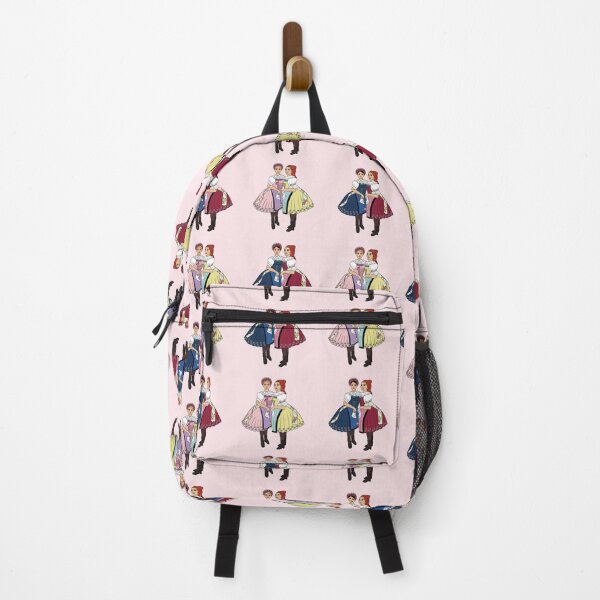 Item preview, Girls of Velke Pavlovice / Holky z Velke Pavlovic on pink, Czech folklore, Moravian folklore, designed and sold by Naty Design Prague.