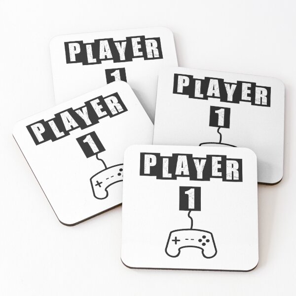 Item preview, Player One - White designed and sold by BusyMonkeys.