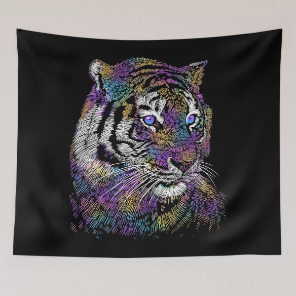 Item preview, Rainbow tiger designed and sold by albertocubatas.
