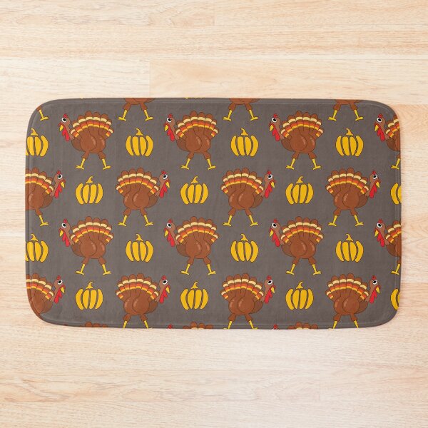 Item preview, Twerking Turkey and Pumpkins Thanksgiving Pattern designed and sold by mrhighsky.