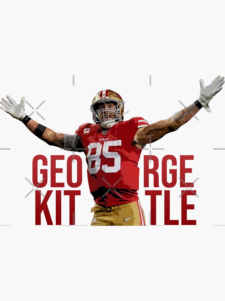 George Kittle' Sticker for Sale by Alaadin Bendali Braham