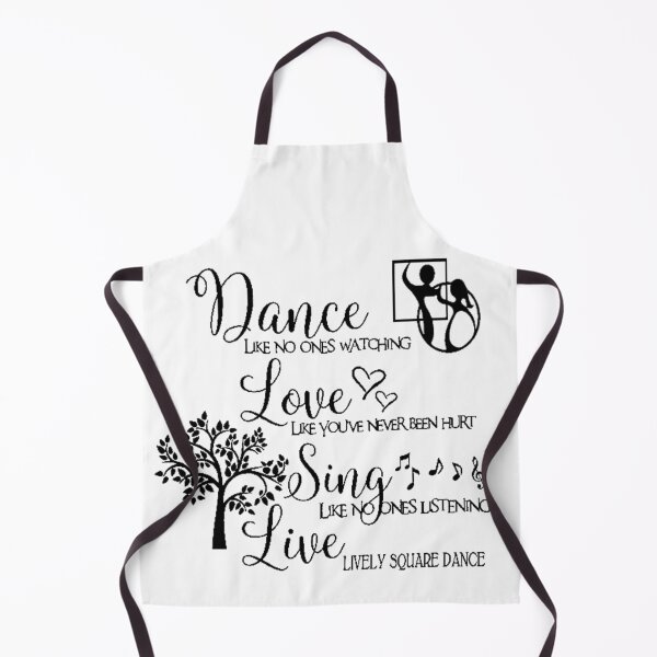Item preview, Dance Love Sing BLK designed and sold by Square Dancing Gifts & Merchandise.