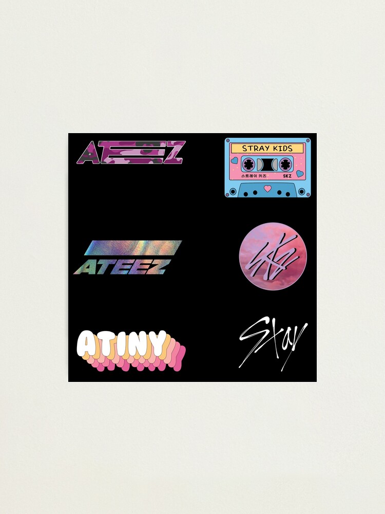 Kpop Ateez Album Stickers 