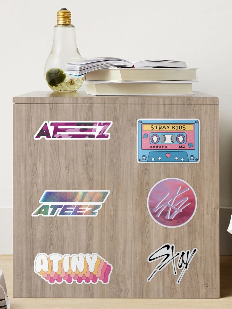1pcs KPOP ATEEZ Stray Kids Sticker Aesthetic Decor Home Room