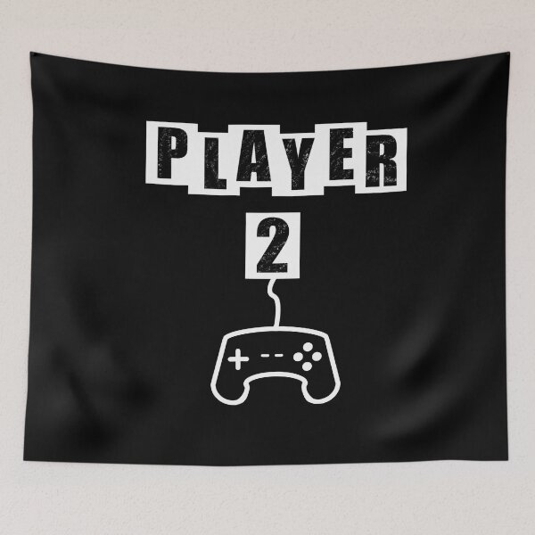 Item preview, Player Two - Black designed and sold by BusyMonkeys.