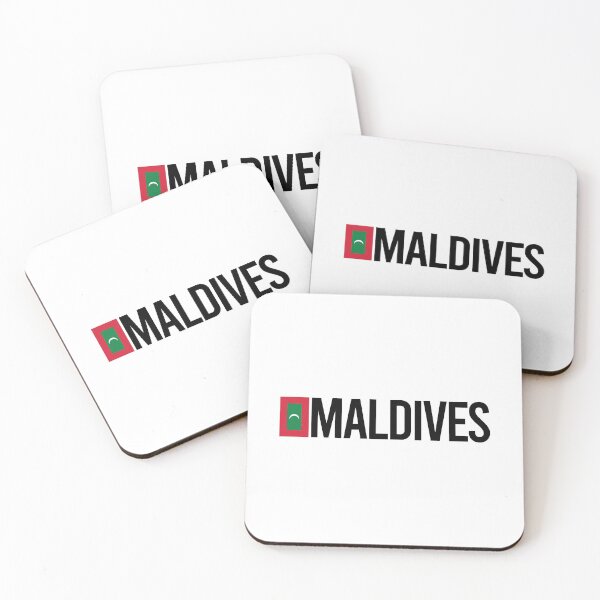 Item preview, Maldives Country Flag collection designed and sold by randomorder.