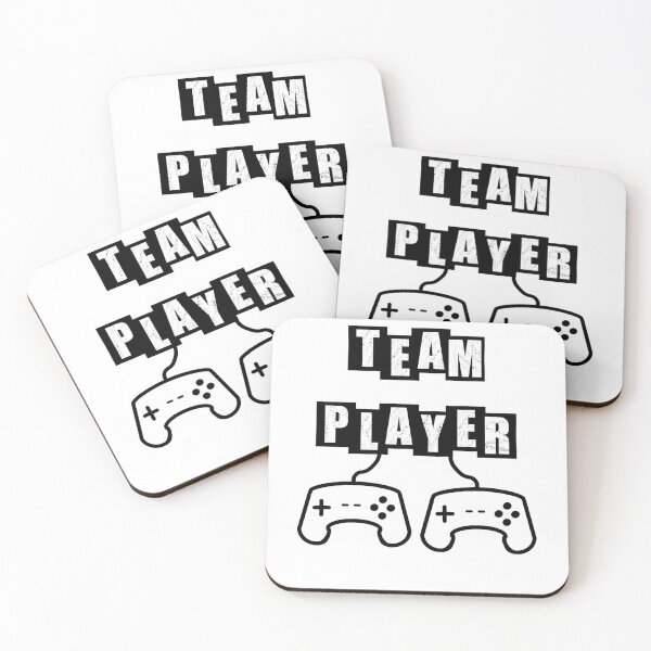 Item preview, Team Player - White designed and sold by BusyMonkeys.