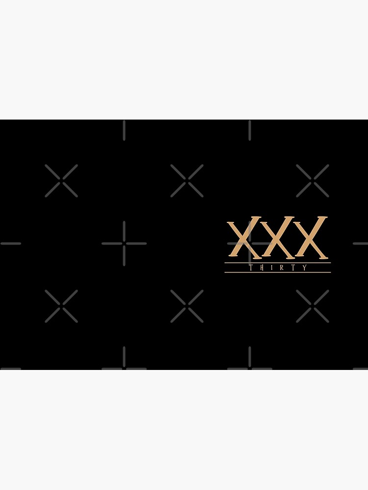 XXX (Thirty) Gold Roman Numerals Socks for Sale by Victoria Ellis