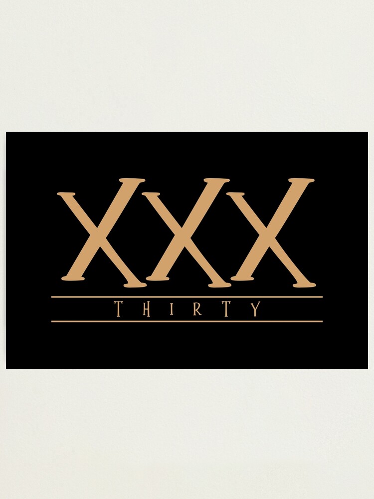 XXX (Thirty) Gold Roman Numerals Socks for Sale by Victoria Ellis