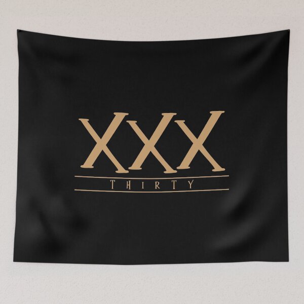Item preview, XXX (Thirty) Gold Roman Numerals designed and sold by VicEllisArt.