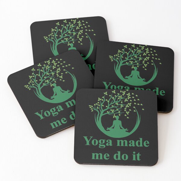 Item preview, Yoga Made Me Do It designed and sold by adityanik.