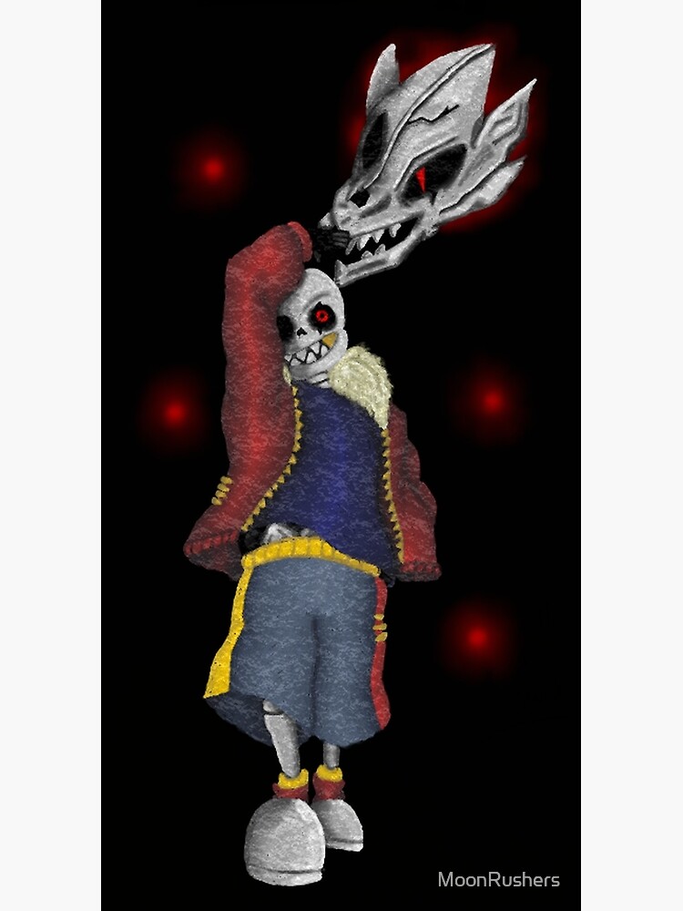 Underfell Sans - Fight Greeting Card for Sale by MoonRushers