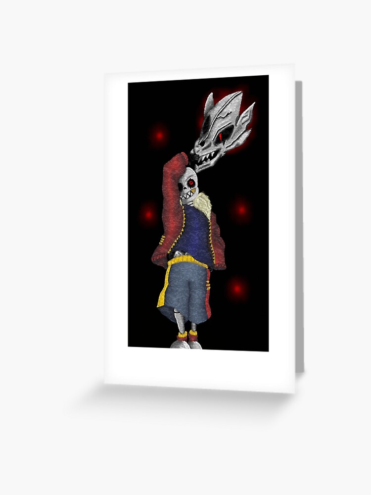 Underfell Sans - Fight Greeting Card for Sale by MoonRushers