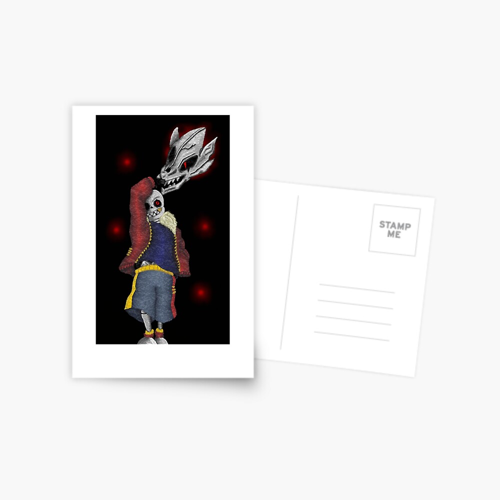 Underfell Sans - Fight Greeting Card for Sale by MoonRushers