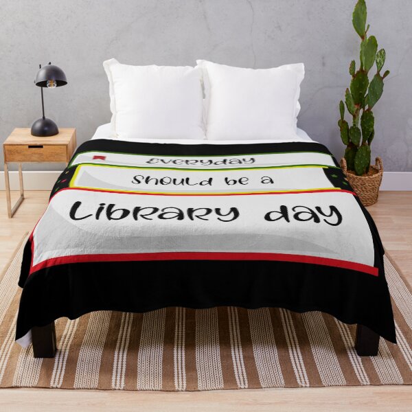 Item preview, Everyday should be a library day designed and sold by CopperBlueStore.