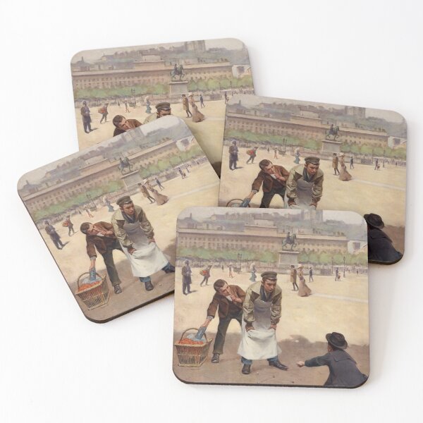 Item preview, retro chocolat des 3 freres lyon designed and sold by CorasPosters.