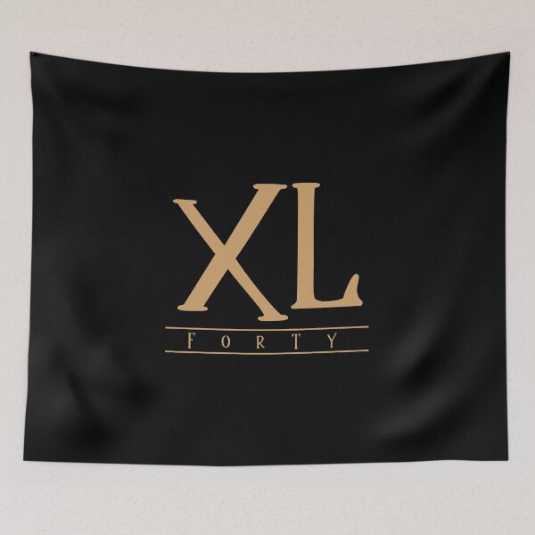 Item preview, XL (Forty) Gold Roman Numerals designed and sold by VicEllisArt.