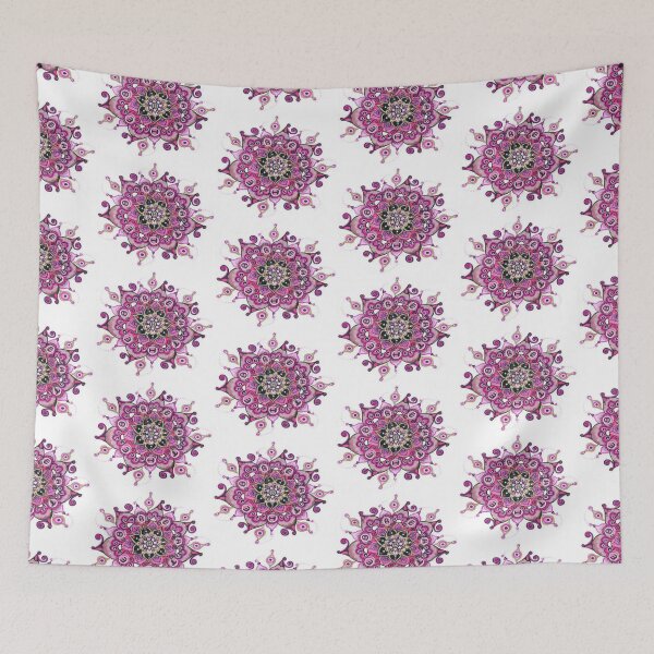 Item preview, SOFT PURPLE BLUE FLOWERS BY HAND designed and sold by Dahani-mo.